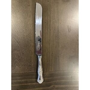 Blade Sterling Silver Made in England‎ Stainless Steel Serrated Bread Knife